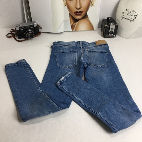 & Denim Skinny Coupe Moulante Jeans - Picture 10 of 10